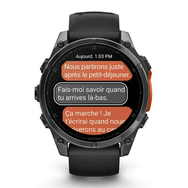 Montre Connectée Garmin fēnix 8 47mm Noir en Tunisie