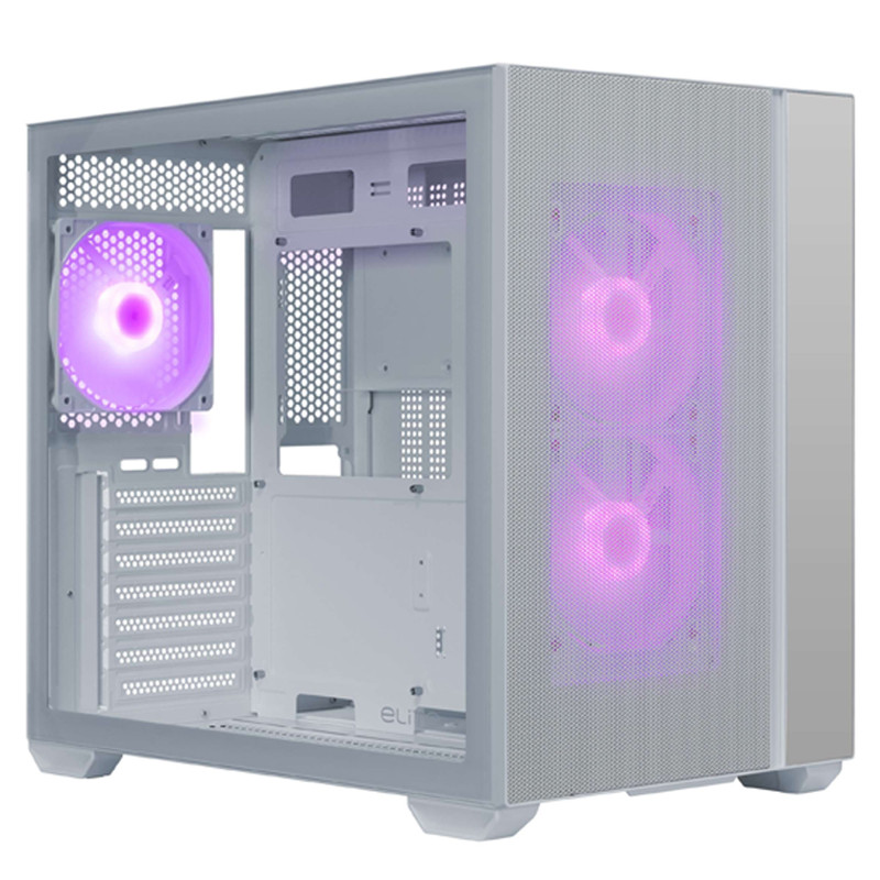 Boitier Gaming Cooler Master Elite 660 Moyen Tour Blanc en Tunisie