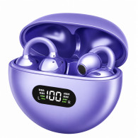 Écouteur Sans Fil B50 OWS Avec Clip Auriculaire Violet