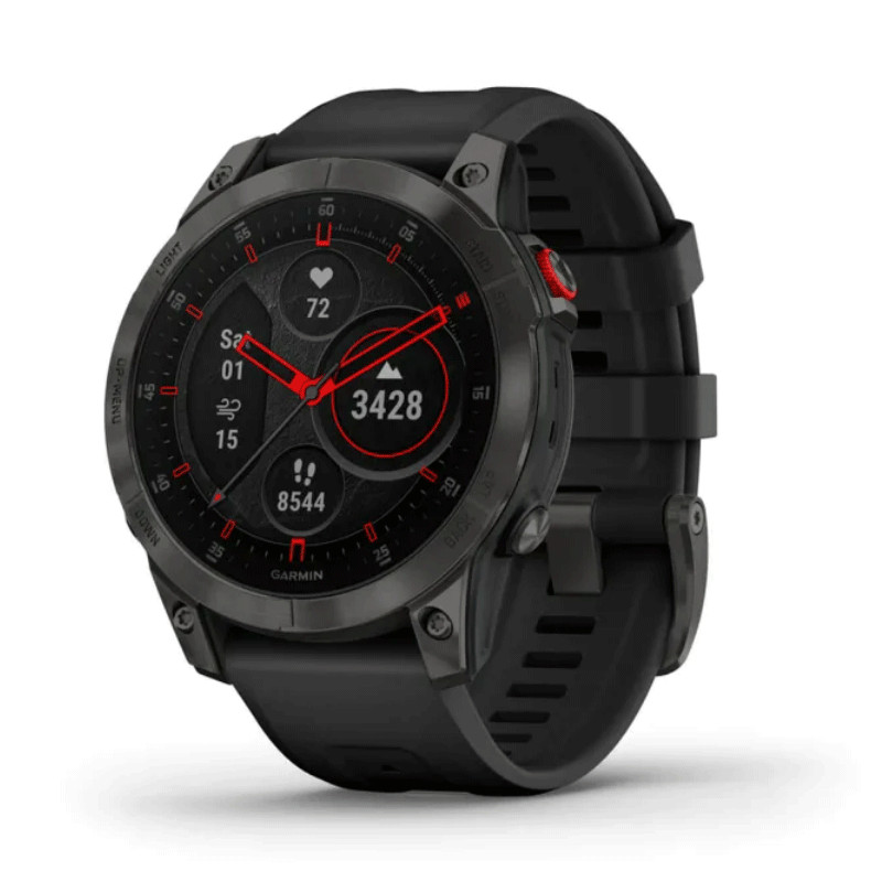Montre Connectée Garmin Epix (Gen 2) / Sapphire Titane DLC 47 mm Noir en Tunisie