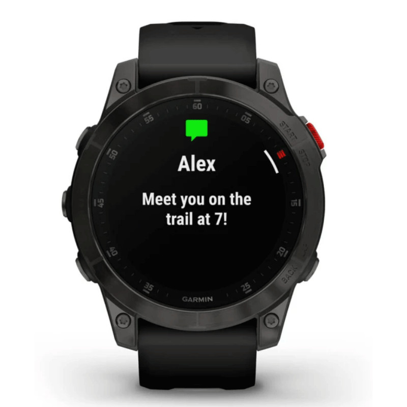 Montre Connectée Garmin Epix (Gen 2) / Sapphire Titane DLC 47 mm Noir en Tunisie