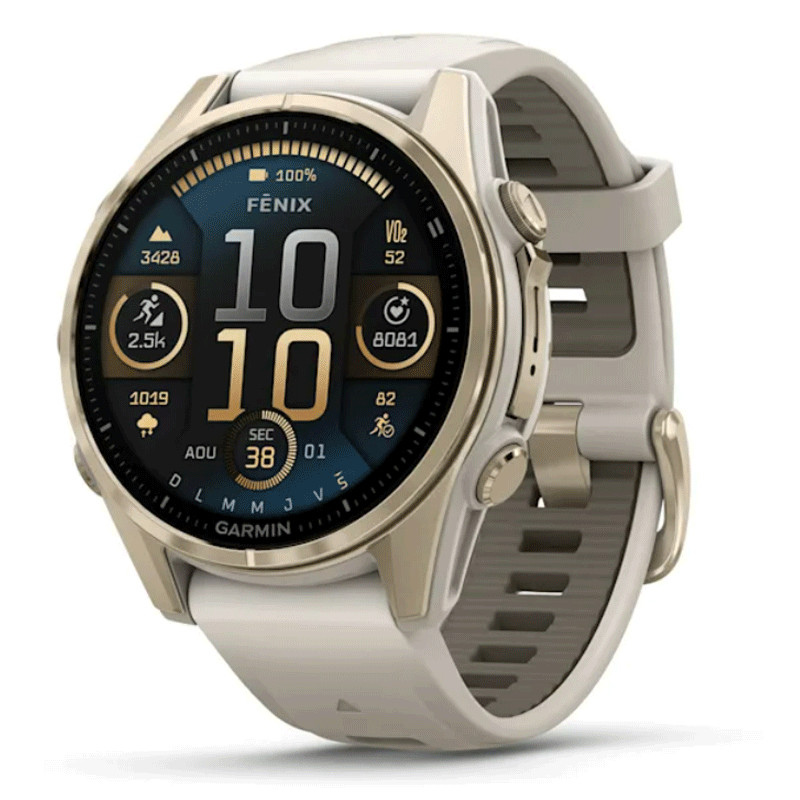 Montre Connectée Garmin fēnix 8 43mm Gold en Tunisie