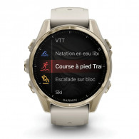 Montre Connectée Garmin fēnix 8 43mm Gold en Tunisie
