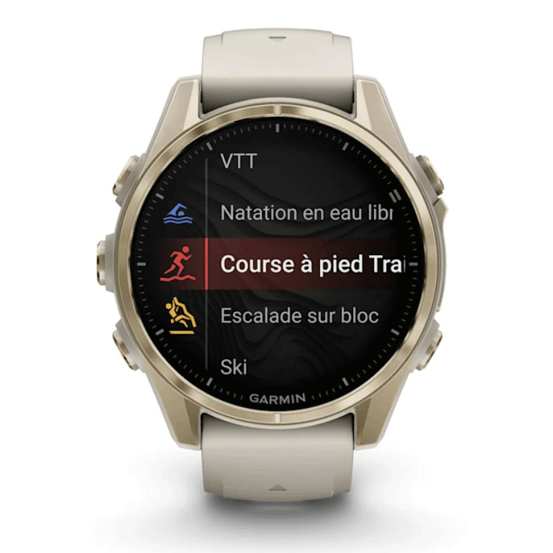 Montre Connectée Garmin fēnix 8 43mm Gold en Tunisie