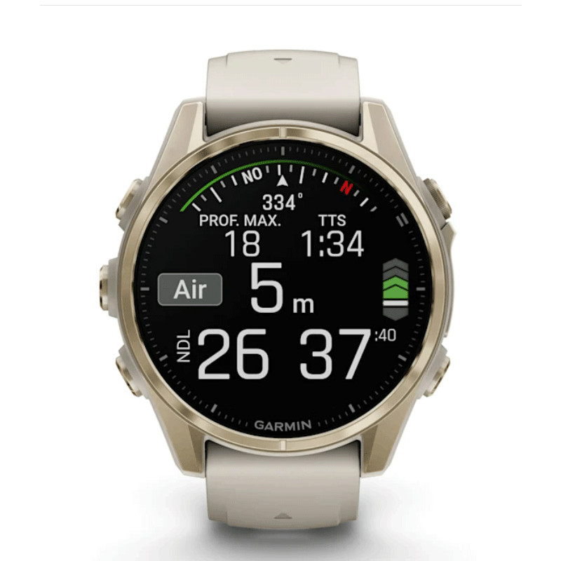 Montre Connectée Garmin fēnix 8 43mm Gold en Tunisie