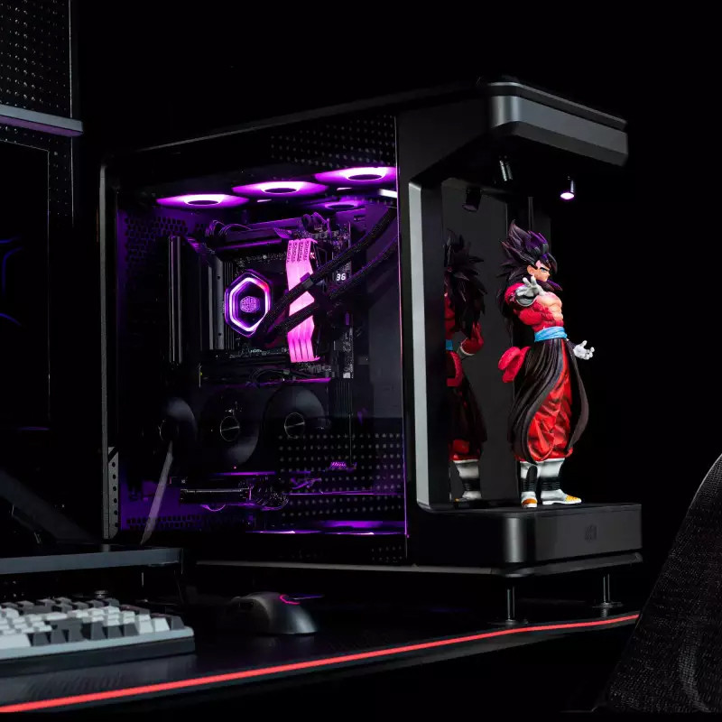 Boitier Gaming Cooler Master MasterFrame 360 Stage Mirror Moyen Tour Noir en Tunisie