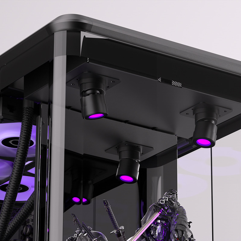 Boitier Gaming Cooler Master MasterFrame 360 Stage Panorama Moyen Tour Noir en Tunisie