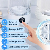 Mini Machine à Laver DSP KW1010 1L Blanc en Tunisie
