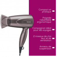 Sèche Cheveux Beurer HC17 1300W Gris en Tunisie