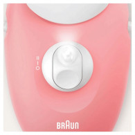 Epilateur Braun Silk Epil 3 SE3-277 Rose en Tunise