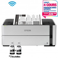 Imprimante Jet D'encre Epson Ecotank ET-M1170 Monochrome WiFi - Noir & Blanc (C11CH44403)