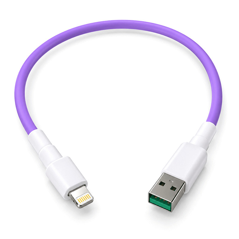 Câble Chargeur MCB-011-IOS USB Vers Lightning Violet en Tunisie