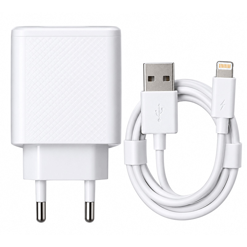 Câble Chargeur CX180 USB Vers Lightning Blanc en Tunisie