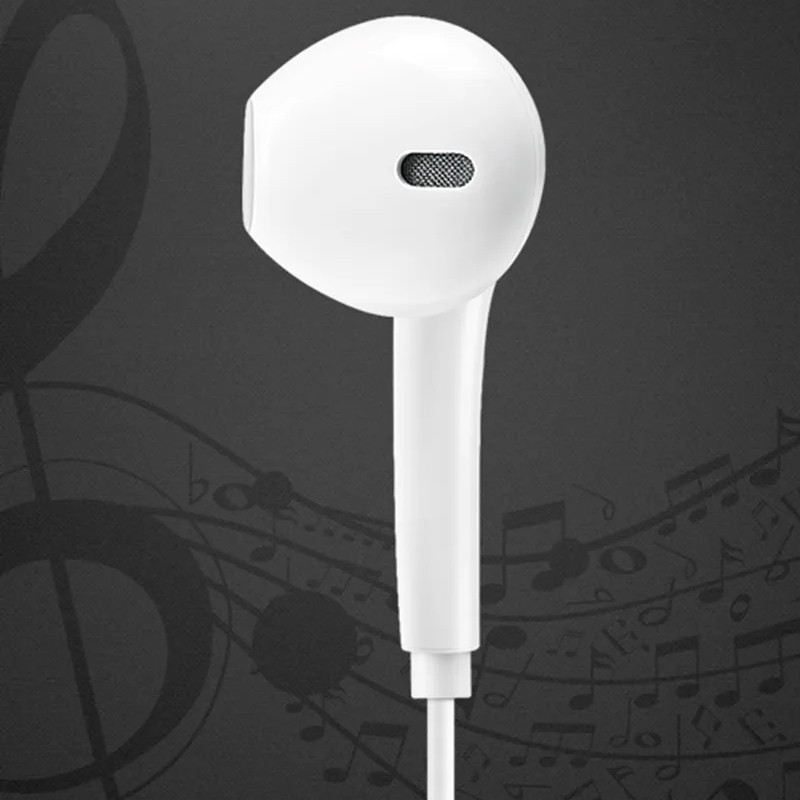 Écouteur Filaire Ueelr DR128 Blanc en Tunisie