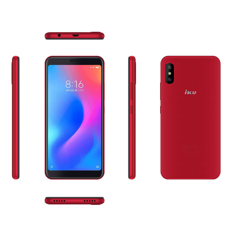 Téléphone Portable IKU Y3 / 3G / 16 Go / Double SIM - Rouge