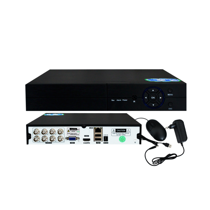 Enregistreur Vidéo Surveillance DVR 8 Canaux 1080P FULL HD 5MP Enregistreur Vidéo Surveillance DVR 8 Canaux 1080P FULL HD 5MP