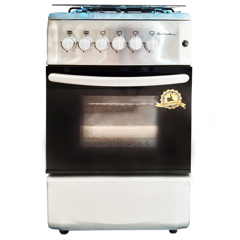 Cuisinière À Gaz Sotacer 55 cm 4 Feux Inox