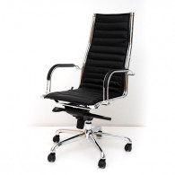 Chaise Bureau de Direction Monaco HD Noir
