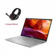 Pc Portable ASUS M509DJ | R7 3700U | 12Go | 512Go SSD | MX230 2Go | Silver + Casque Marvo Pc Portable ASUS M509DJ | R7 3700U | 12Go | 512Go SSD | MX230 2Go | Silver + Casque Marvo
