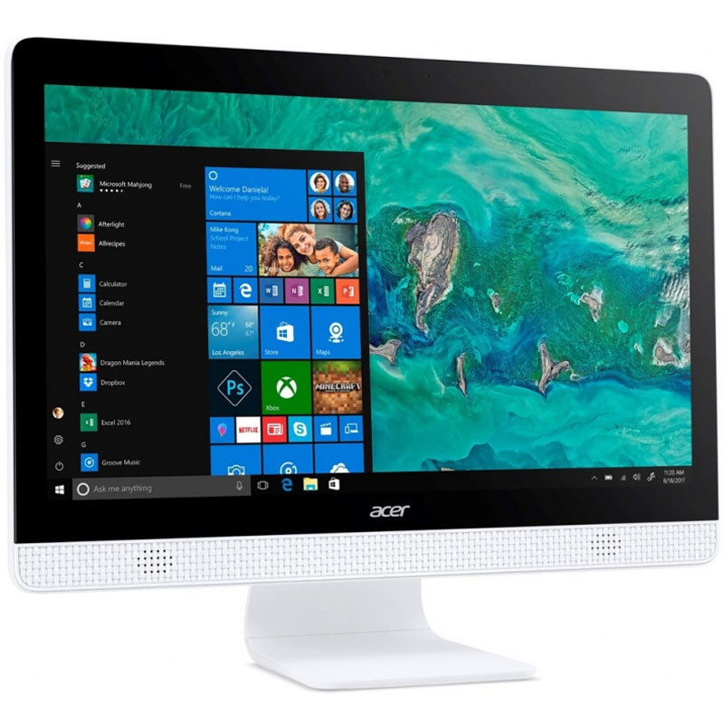 Pc De Bureau ALL IN ONE ACER C20-830 | 4Go | 1To | Blanc