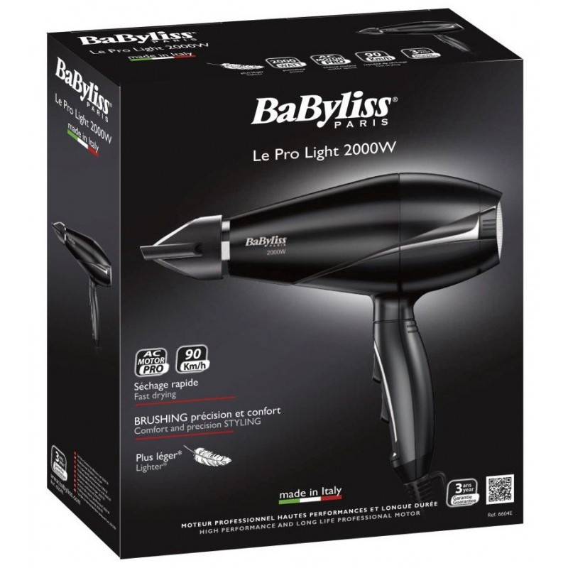 Sèche Cheveux Babyliss Pro Light 2000W (6604E)