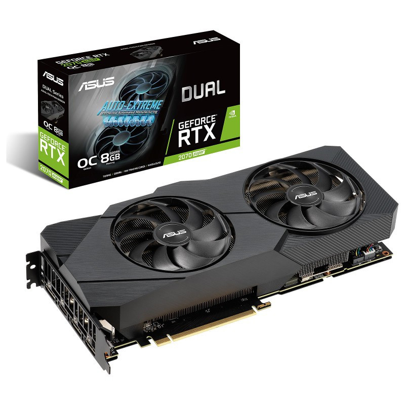 Carte graphique Asus | DUAL-RTX2070S-O8G-EVO Carte graphique Asus | DUAL-RTX2070S-O8G-EVO