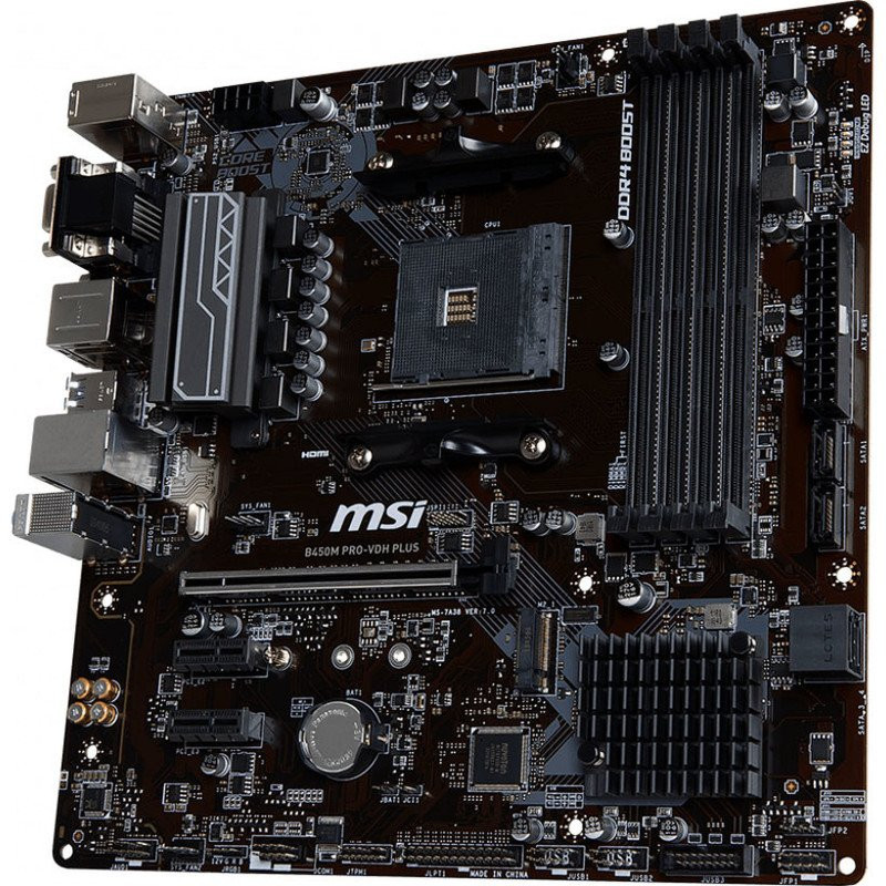 Carte mère AMD AM4  B450M PRO VDH PLUS MAX