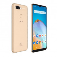 TÉLÉPHONE PORTABLE IKU A40| 4G |4GO |64Go | DOUBLE SIM+ GLASS + SILICONE - GOLD