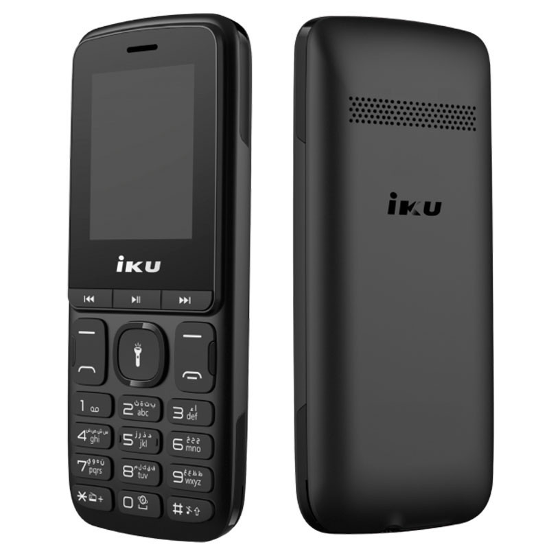 TÉLÉPHONE PORTABLE IKU F104  DOUBLE SIM - NOIR