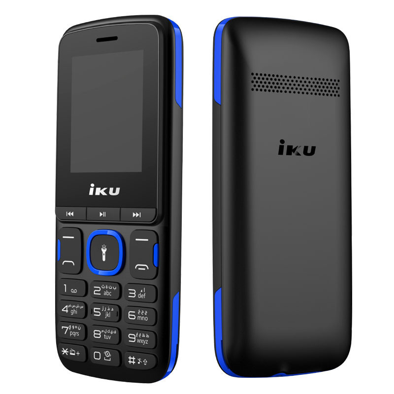 TÉLÉPHONE PORTABLE IKU F104  DOUBLE SIM - Bleu