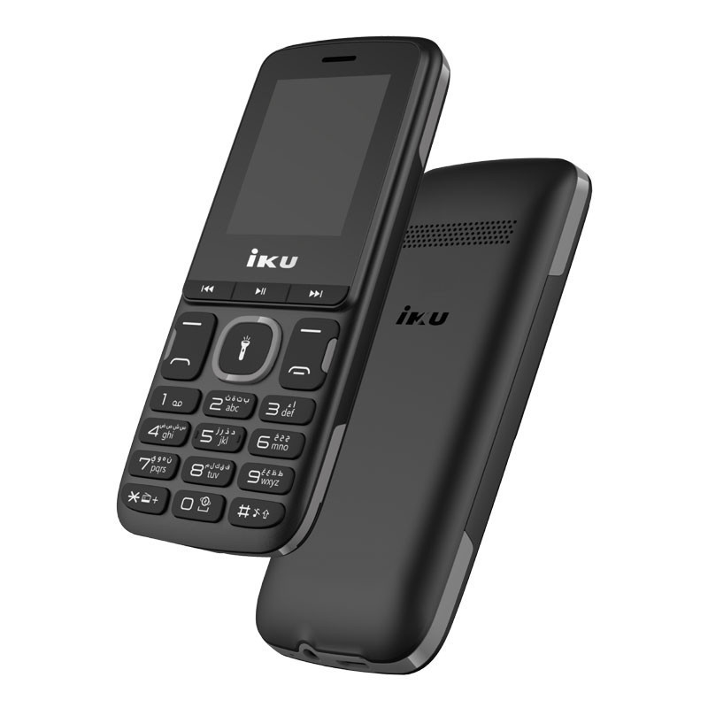 TÉLÉPHONE PORTABLE IKU F104 DOUBLE SIM - GRIS TÉLÉPHONE PORTABLE IKU F104 DOUBLE SIM - GRIS