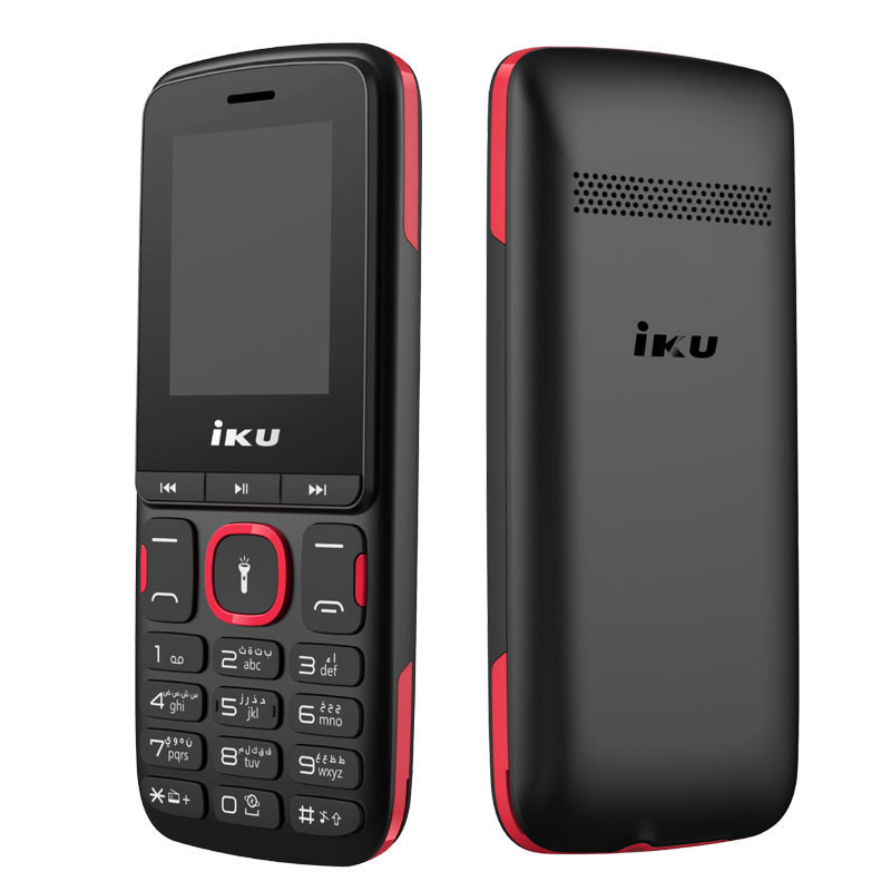 TÉLÉPHONE PORTABLE IKU F104 DOUBLE SIM - ROUGE TÉLÉPHONE PORTABLE IKU F104 DOUBLE SIM - ROUGE