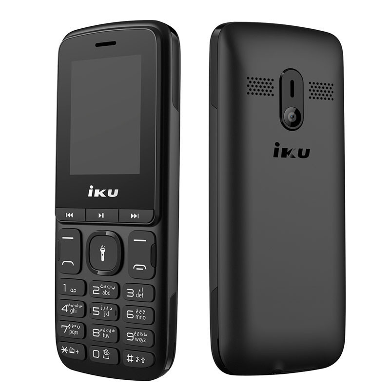 TÉLÉPHONE PORTABLE IKU F105 DOUBLE SIM - NOIR