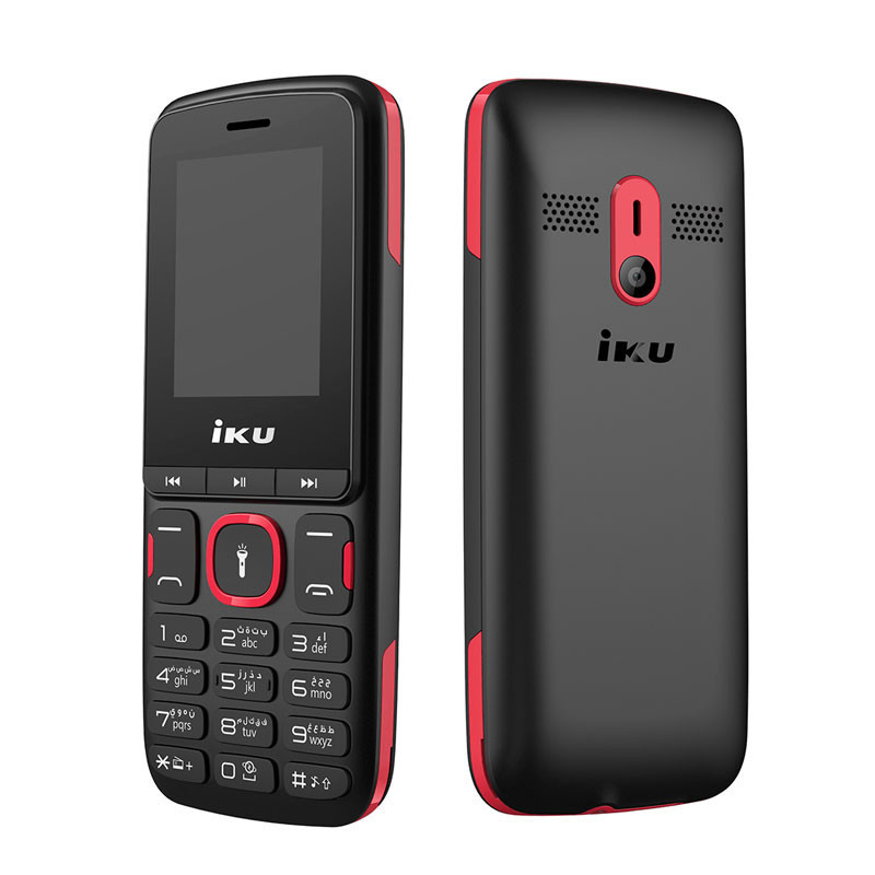 TÉLÉPHONE PORTABLE IKU F105 DOUBLE SIM - ROUGE