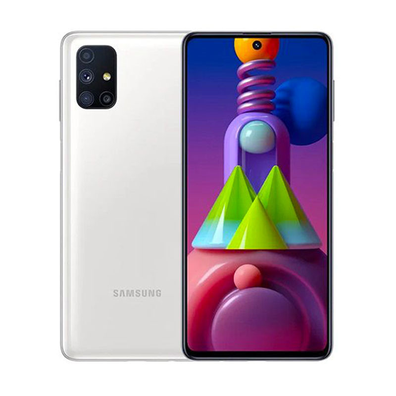 Téléphone Portable Samsung Galaxy M51 128Go | 8 Go - Blanc Téléphone Portable Samsung Galaxy M51 128Go | 8 Go - Blanc