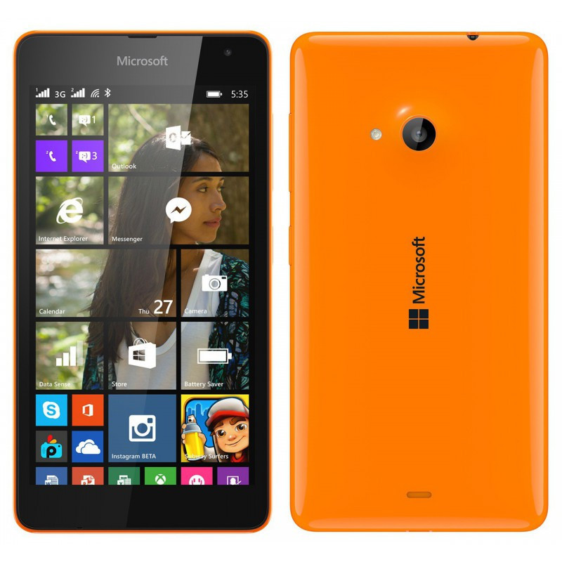 TÉLÉPHONE PORTABLE MICROSOFT LUMIA 535 - ORANGE TÉLÉPHONE PORTABLE MICROSOFT LUMIA 535 - ORANGE