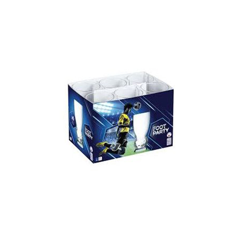 Coffret De 6 Verre Luminarc FooT Party 41CL