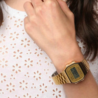 Montre Unisex CASIO A168WG-9WDF - Gold Montre Unisex CASIO A168WG-9WDF - Gold