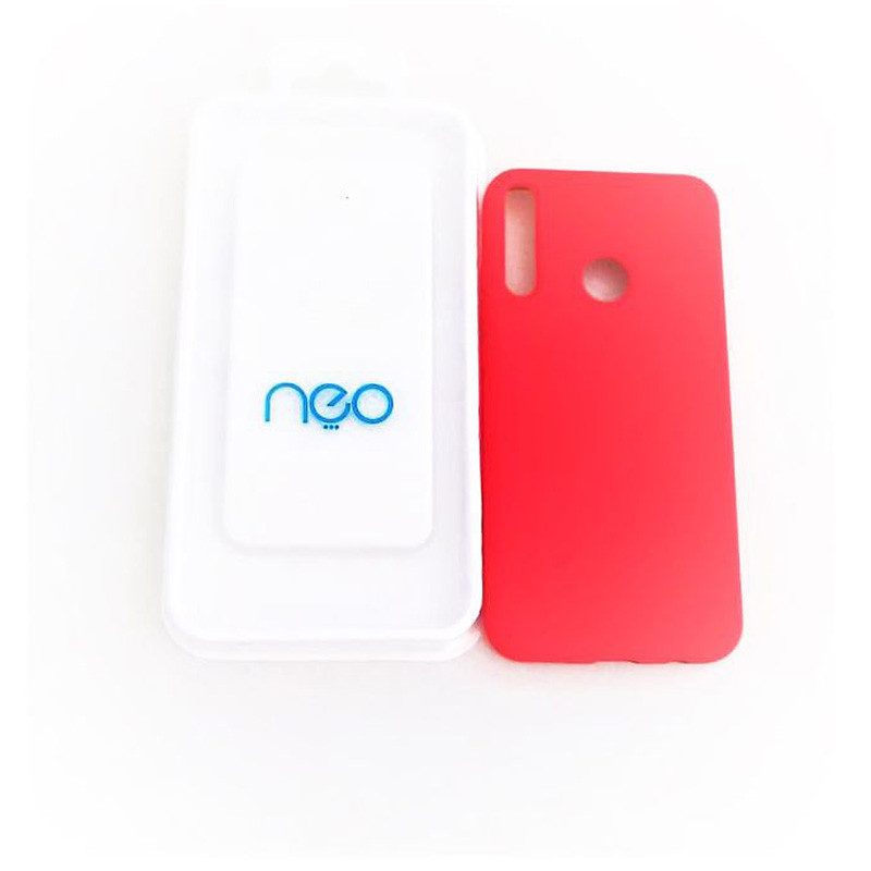 Etui NEO  RUBBER  pour Huawei Y7P -ROUGE