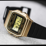 MONTRE HOMME DIGITAL CASIO F-91WM-9A-NOIR-GOLD