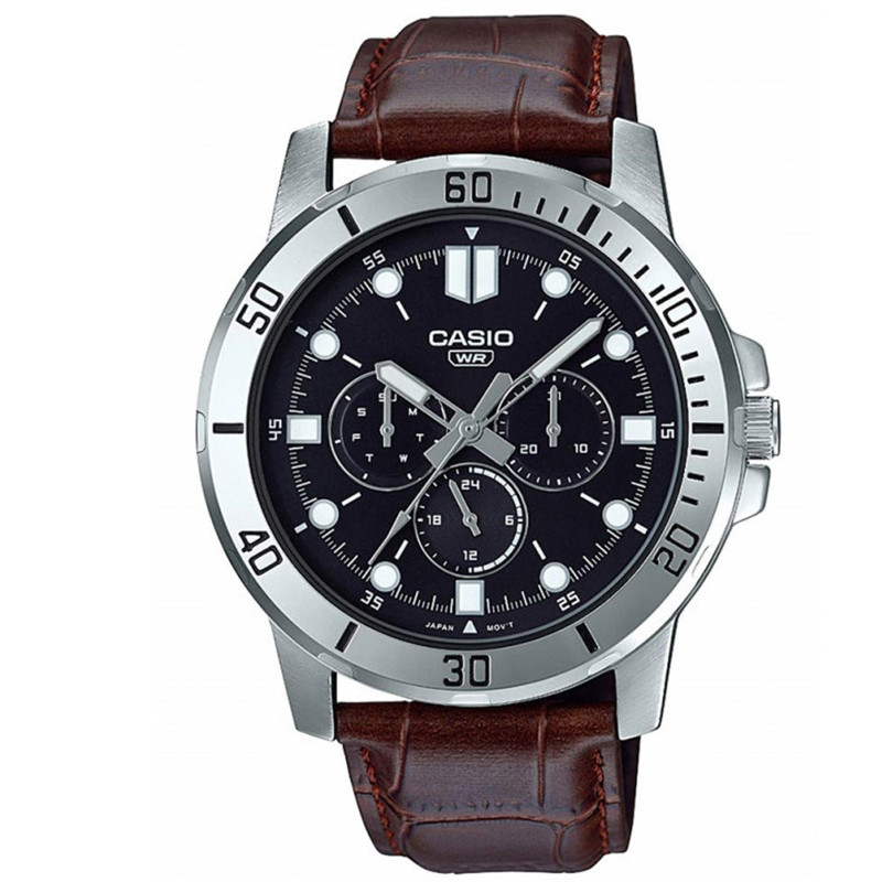MONTRE CUIR HOMME CASIO MTP-VD300L-1EUDF-MARRON MONTRE CUIR HOMME CASIO MTP-VD300L-1EUDF-MARRON