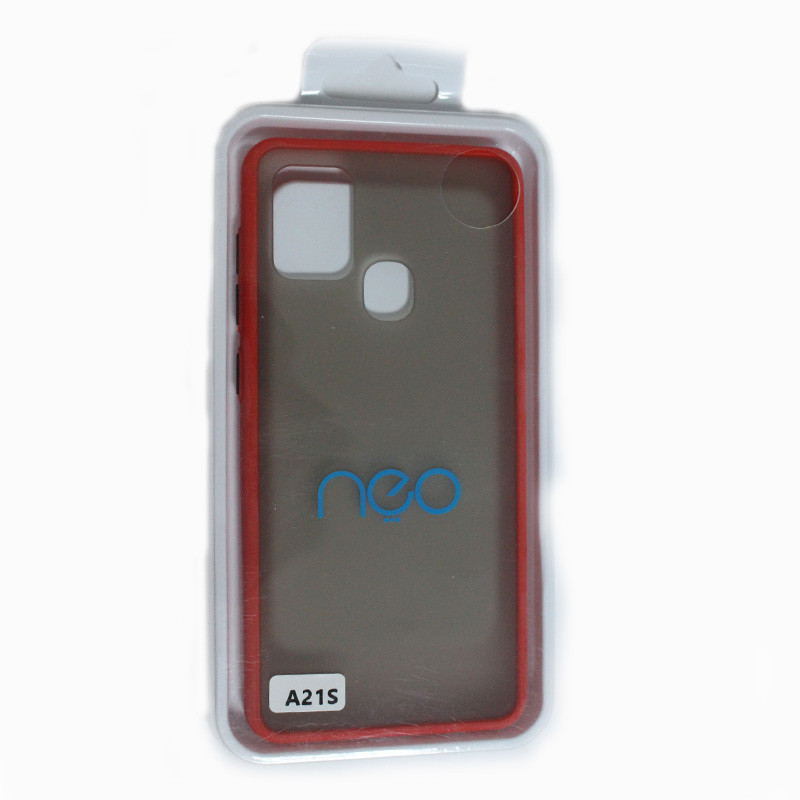 Etui NEO MATTE  pour SAMSUNG A21S  -ROUGE