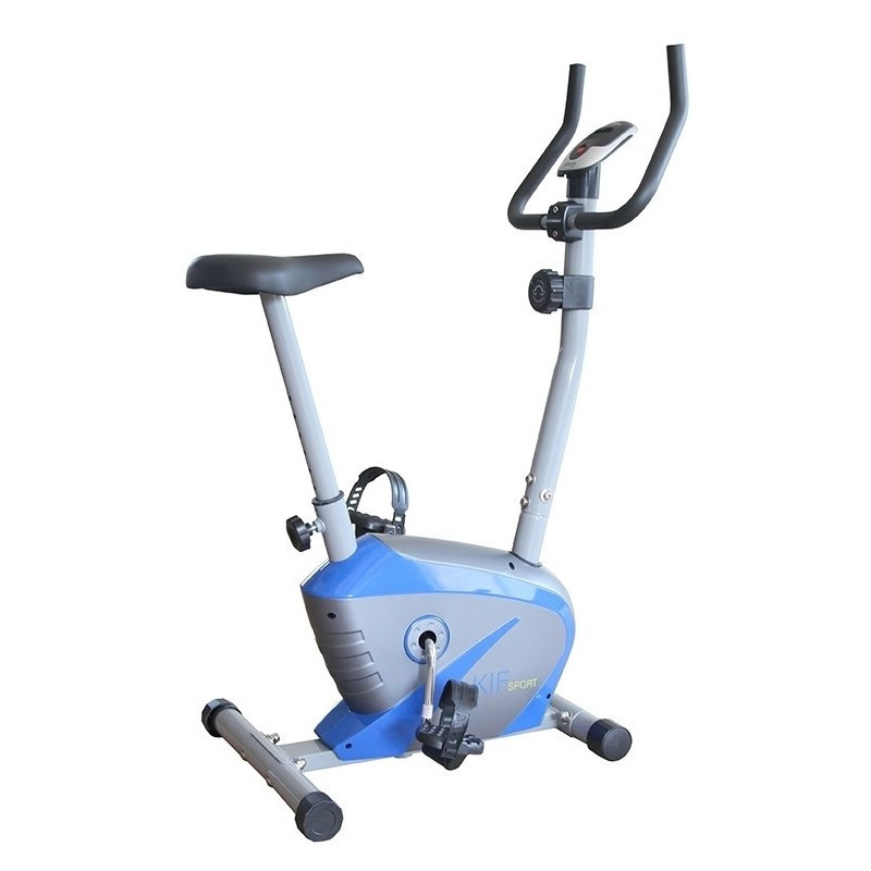 VÉLO D'APPARTEMENT  KIF SPORT B22  - GRIS ET BLEU