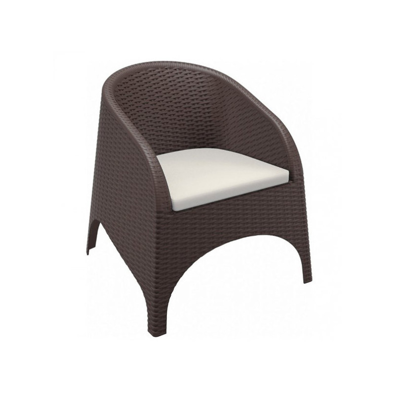 FAUTEUIL LE PACHA WENGUE Et COUSSIN