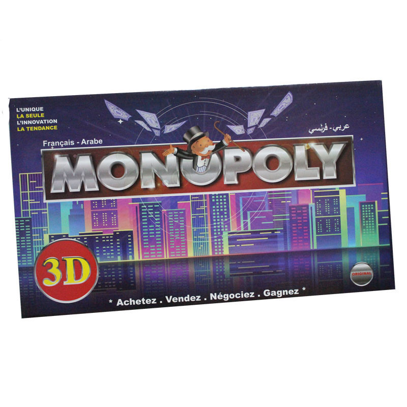 MONOPOLY 3D ORIGINAL Français-ARABE