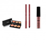 Pack Kolsi : Palette Lovelyglow + Crayon à lèvres + Lip gloss matte