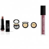 PACK KOLSI : Poudre compacte velvet + Rouge à lèvres + Lip gloss carre