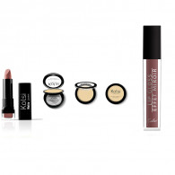 PACK KOLSI : Poudre compacte velvet + Rouge à lèvres + Lip gloss carre