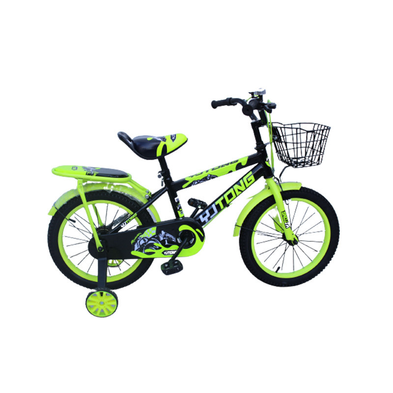 BICYCLETTE POUR ENFANT 12" - NOIR | VERT
