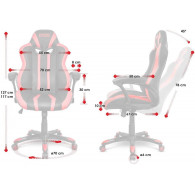 CHAISE GAMING EMPIRE RS600 - Rouge CHAISE GAMING EMPIRE RS600 - Rouge